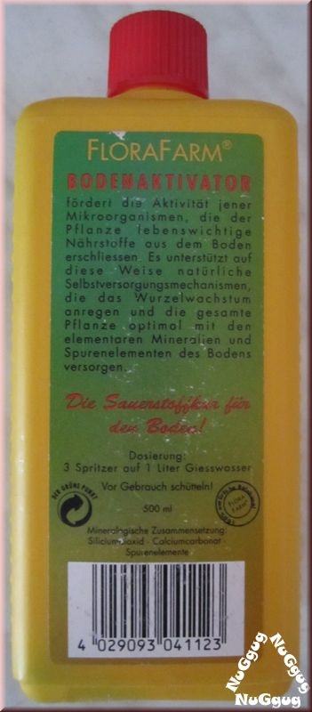 Bodenaktivator FloraFarm für Zimmerpflanzen, 500ml