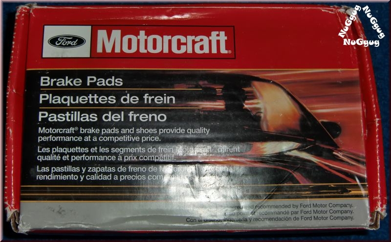 Motorcraft Bremsbeläge BR50. XU2Z-2V001-AUA. Ford