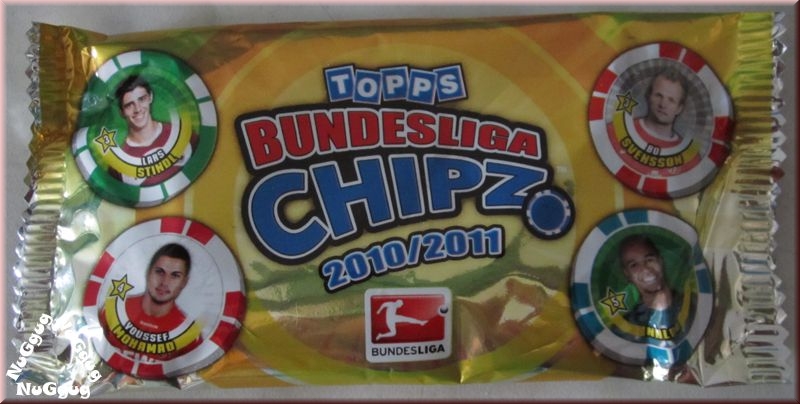 Topps Bundesliga Chipz 2010/2011. Stindl. Svensson. Mohamad. Naldo