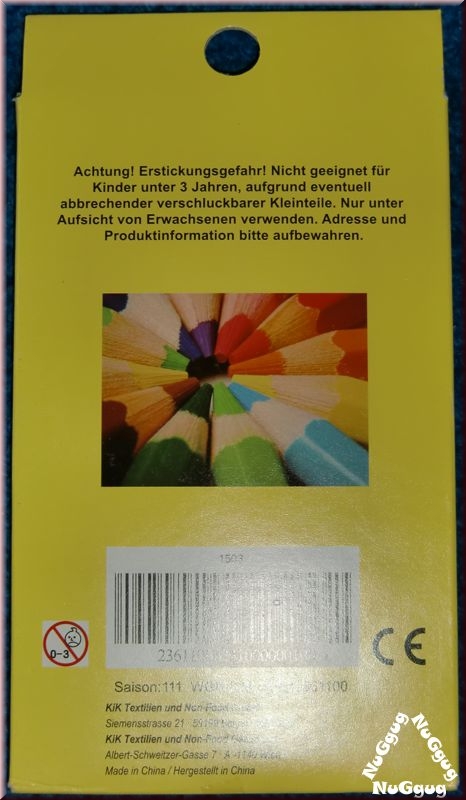 Buntstifte, 15 Stück