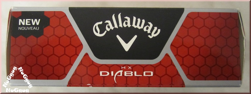 Callaway HX Diablo, Golfball, 3er Set