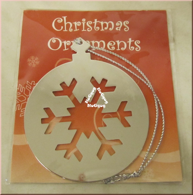 Weihnachtsanhänger "Schneeflocke", Christmas Ornaments, von Brunnen