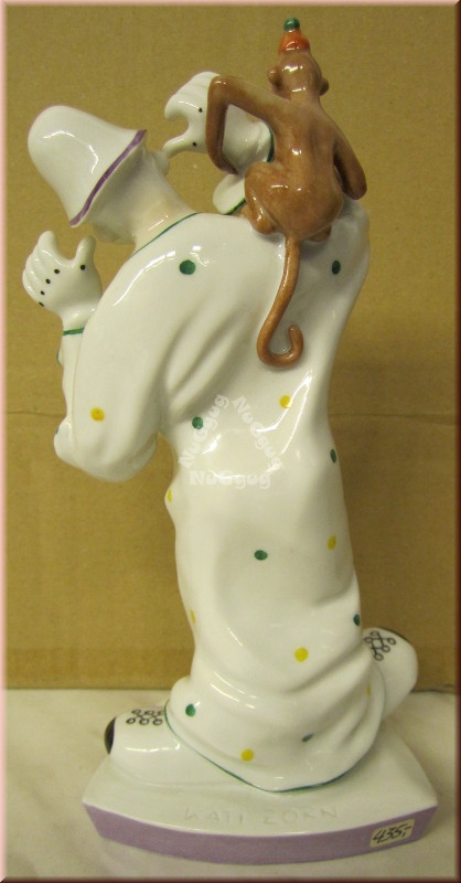 Aelteste Volkstedter Porzellanmanufaktur, Figur "Clown mit Affe"