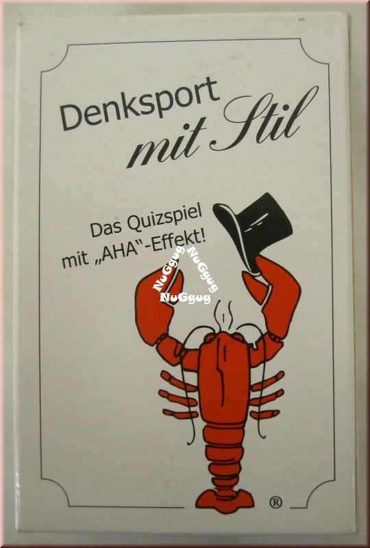 Denksport mit Stil, Das Quiz-Spiel mit AHA-Effekt