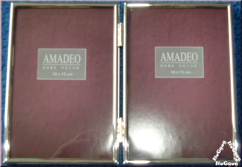 Amadeo Doppel Bilderrahmen 2 x 10 x 15 cm