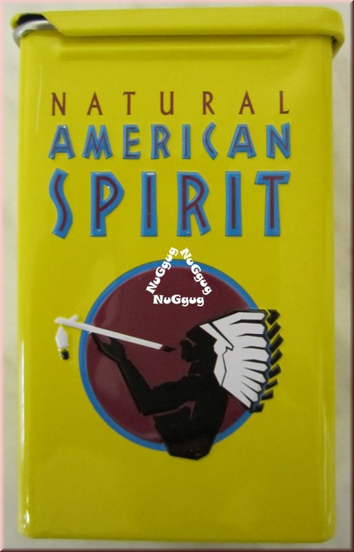 Zigarettenbox "Natural American Spirit" mit Schiebeverschluß
