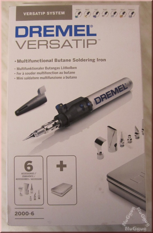 Dremel VERSATIP 2000-6, multifunktionaler Butangas Lötkolben