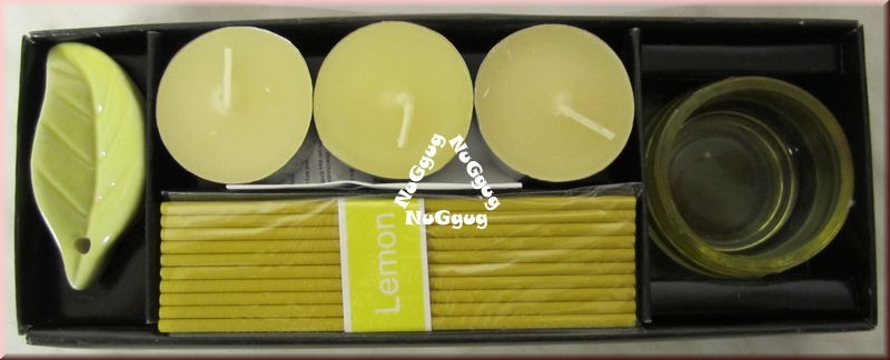 Duft-Set Lemon, 15-teilig, Raumduft