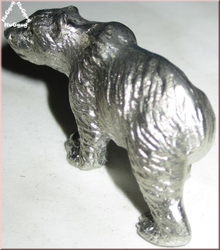 Skulptur "Eisbär" aus Metall, 4 cm, 34 Gramm, Figur