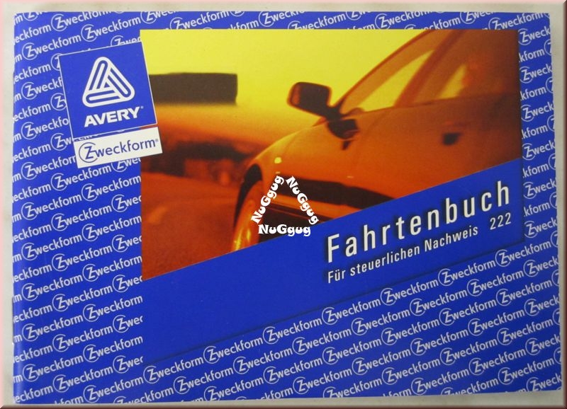 Fahrtenbuch 222 von Avery Zweckform