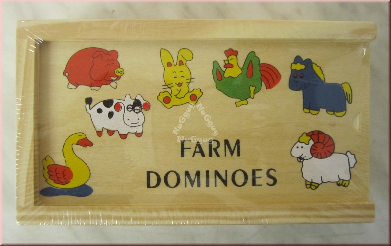 Domino "Farm", Dominospiel, Holz