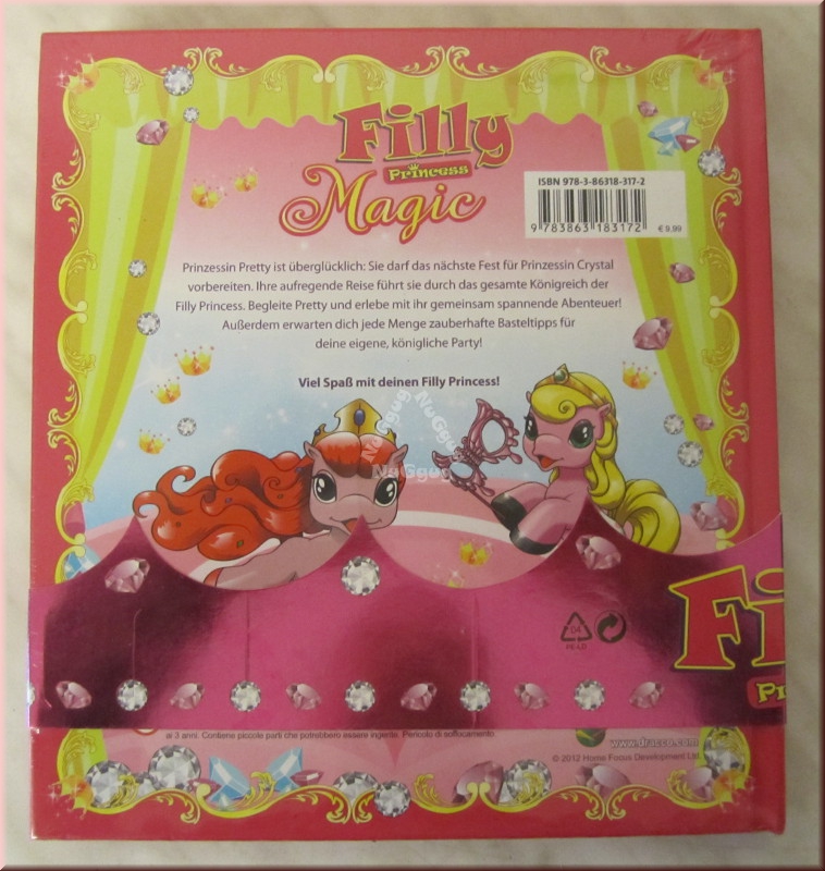 Filly Princess Magic Set, Eine Feier für Crystal, Figur und Buch