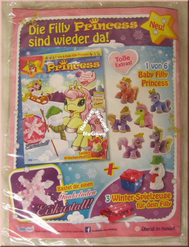 Filly Magazin, Sammelheft 1/2014 mit Baby Filly Witchy und magische Glitzer-Tattooste