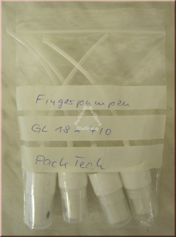 Finger Pumpen, Zerstäuber, weiss, Pack Tech, GL 18 x 4/0