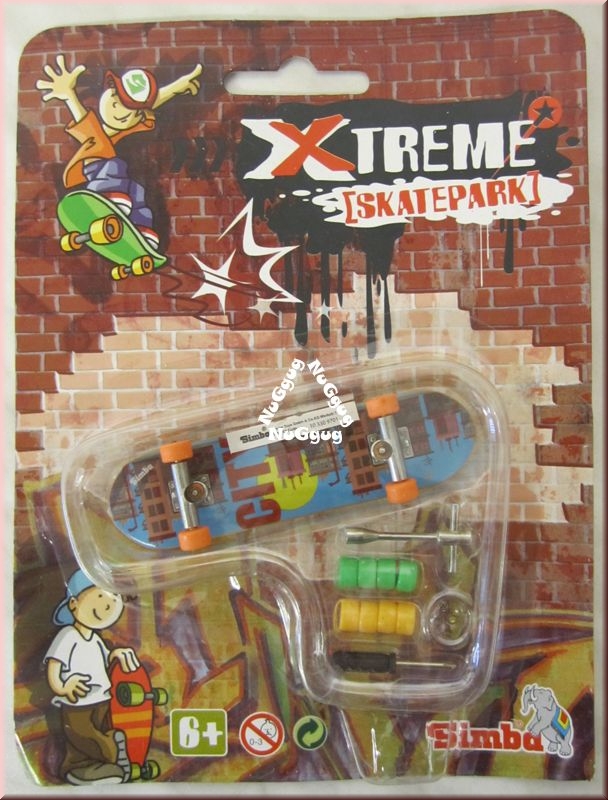 Xtreme Skatepark. Fingerskateboard-Set von Simba