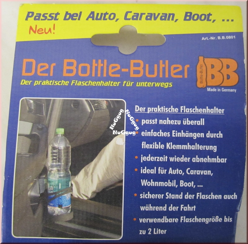 Bottle-Buttler, Dosen- und Getränkehalter für Flaschen bis 2 Liter