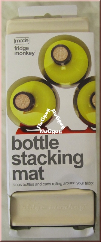 Fridge Monkey bottle stacking mat cream, Flaschen-Stapelmatte, Rollschutz