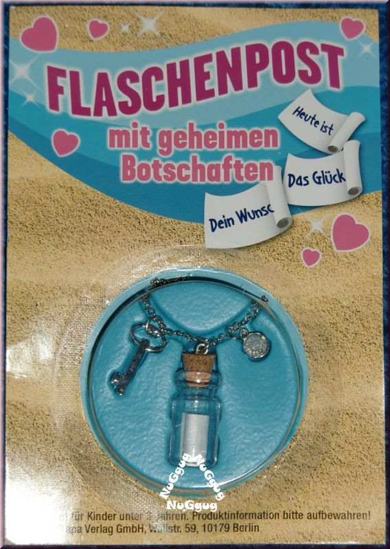 Flaschenpost mit geheimen Botschaften