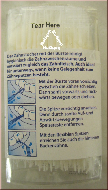 Zahnstocher Friscodent, Zahnsticks, 210 Stück