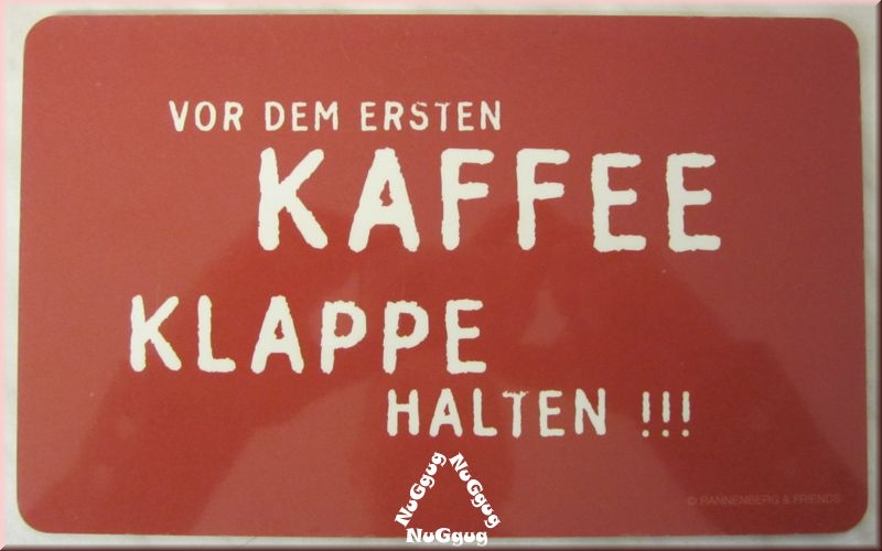 Frühstücksbrett "Vor dem ersten Kaffee..."