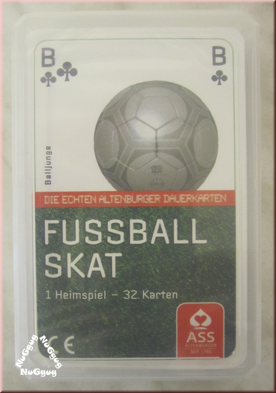 Fußball Skat, Skatkarten Fußball Bild, 32 Blatt, von ASS