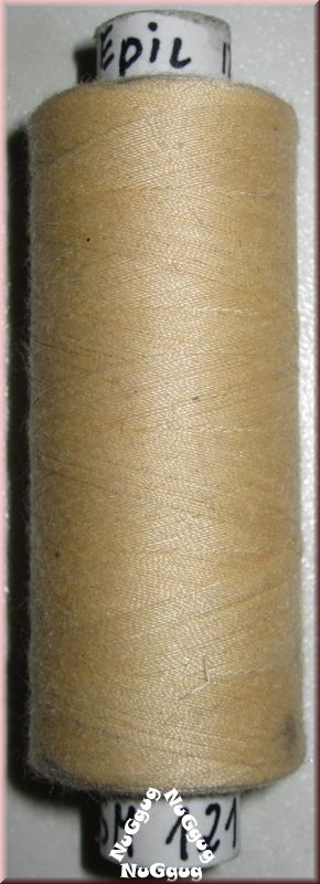 Epil 120 Garn. beige. Farbnummer SM 121. 100 Meter