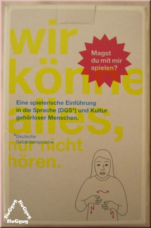 Deutsche Gebärdensprache. DGS-Kartenspiel