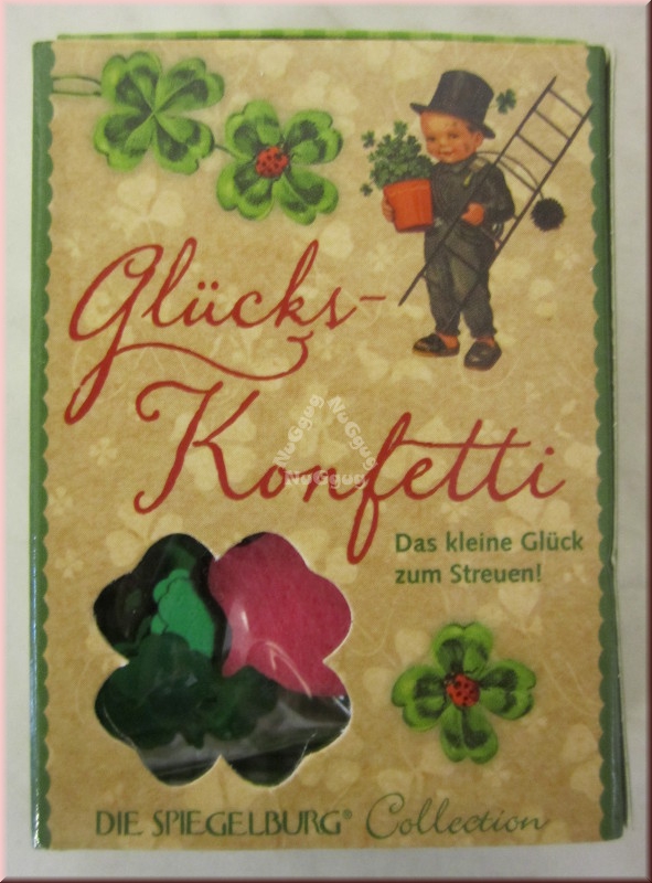 Glücks Konfetti, das kleine Glück zum Streuen, Streudeko