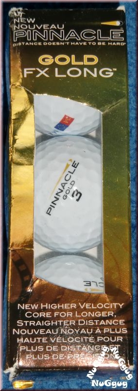 Pinnacle Gold FX Long. Golfball. 3er-Set