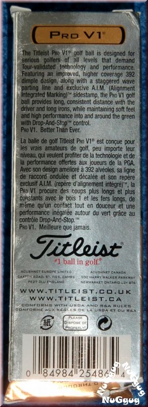 Titleist Pro V1. Golfball. 3er-Set