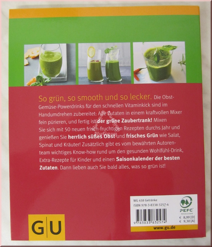 Grüne Smoothies aus der GU-Küchenratgeber Serie