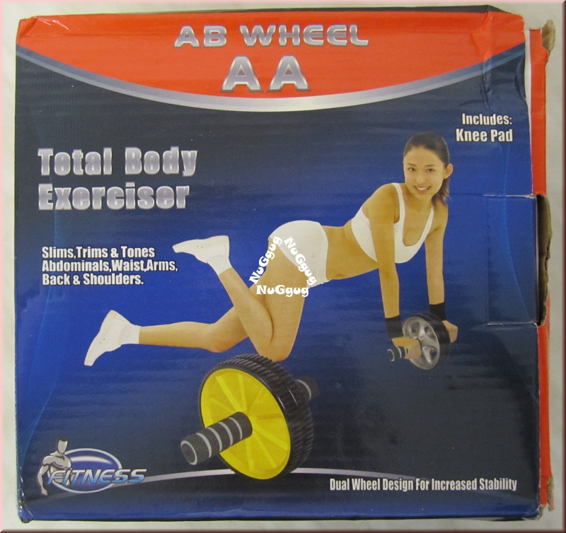 Trainingsgerät Total Body Exerciser AB Wheel (Double Wheel)