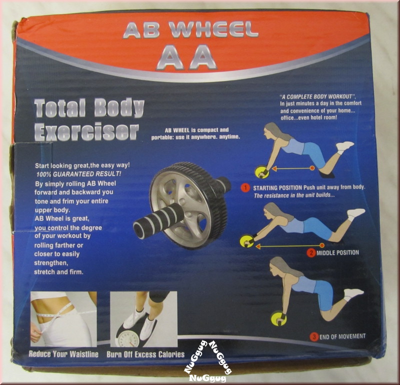 Trainingsgerät Total Body Exerciser AB Wheel (Double Wheel)