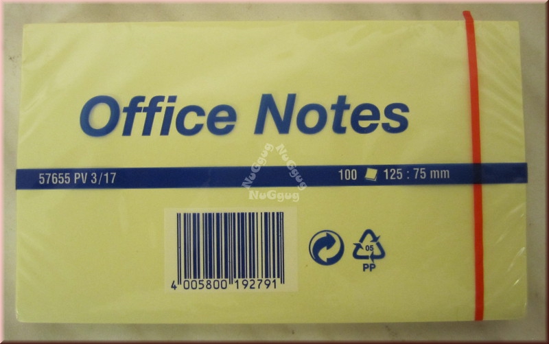 Haftnotizen, Post it, Memosticker, 125 x 75 mm, 100 Blatt