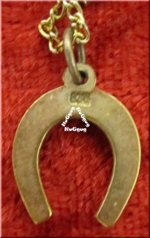Halskette "Hufeisen", gestempelt 839, 40 cm
