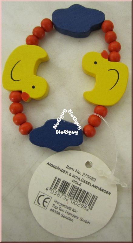 Kinderarmband "Ente" aus Holz