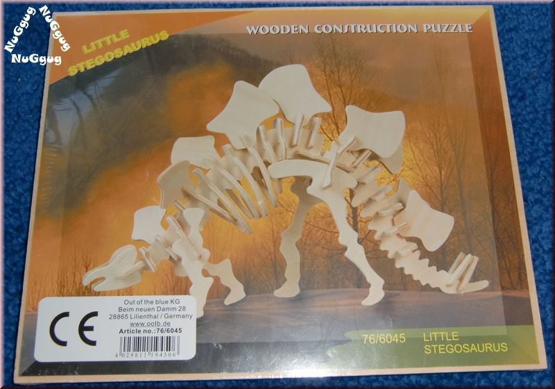 3D Holzpuzzle Stegosaurus