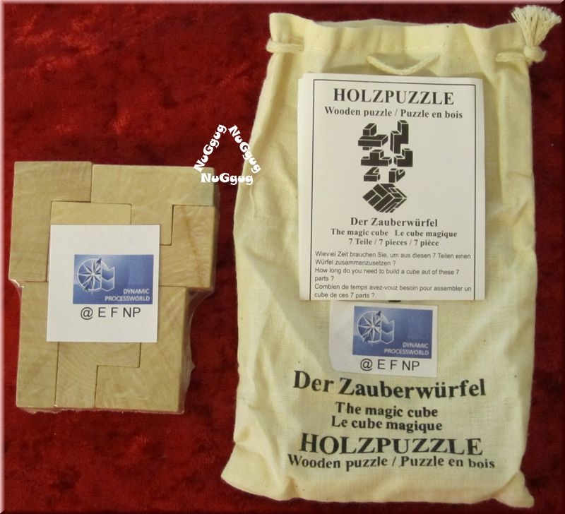 Holzpuzzle "Der Zauberwürfel"