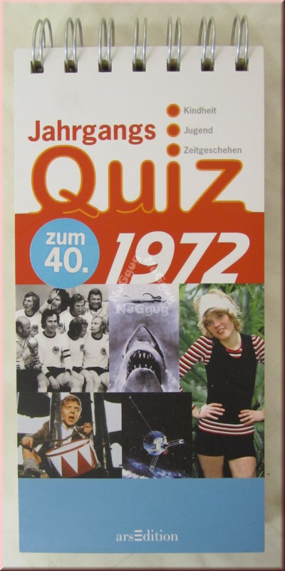 Quiz-Block Jahrgangs Quiz 1972