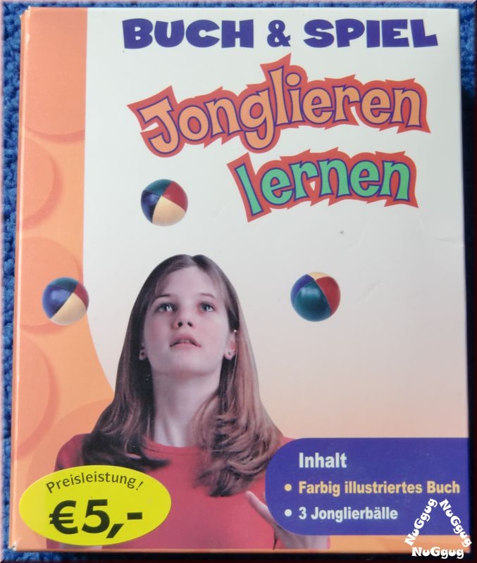 Jonglieren lernen. Buch und Spiel