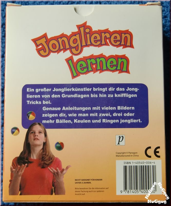 Jonglieren lernen. Buch und Spiel