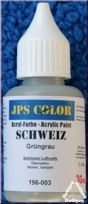 JPS Color Grüngrau. Acryl-Farbe. 30ml