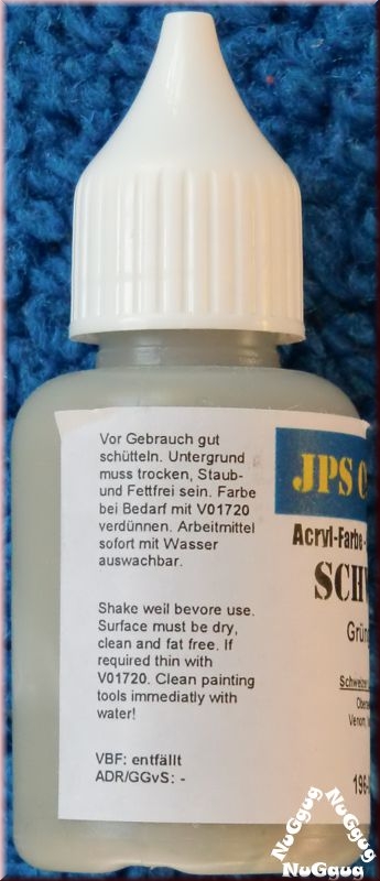 JPS Color Grüngrau. Acryl-Farbe. 30ml