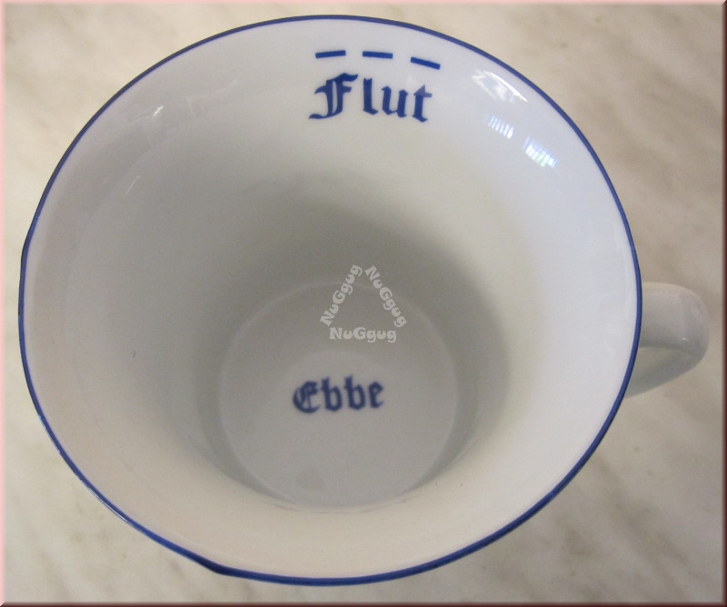 Kaffeepott "Hamburger Kaffeepott Ebbe und Flut", Kaffeetasse