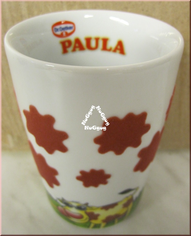 Kaffeepot "Dr. Oetker Paula", Milchbecher, Kuschelporzellan, Kaffeetasse von Kahla