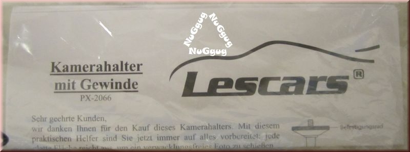 LesCars flexibles 3D-Action Kamera-Stativ mit Saugfuß, PX-2066