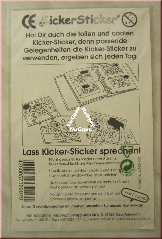 Kicker Sticker 2, Fußball Sticker