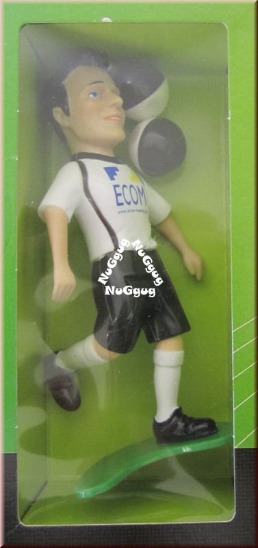 Kick & Fun Spiel-Set mit Torwand, Version 2, Spielfigur mit weißem Trikot