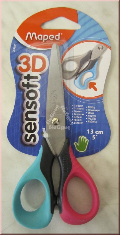 Bastelschere sensoft 3D von Maped, 130 mm