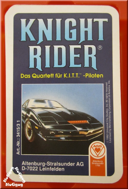 Knight Rider Quartett von ASS, Artikel 3415/31